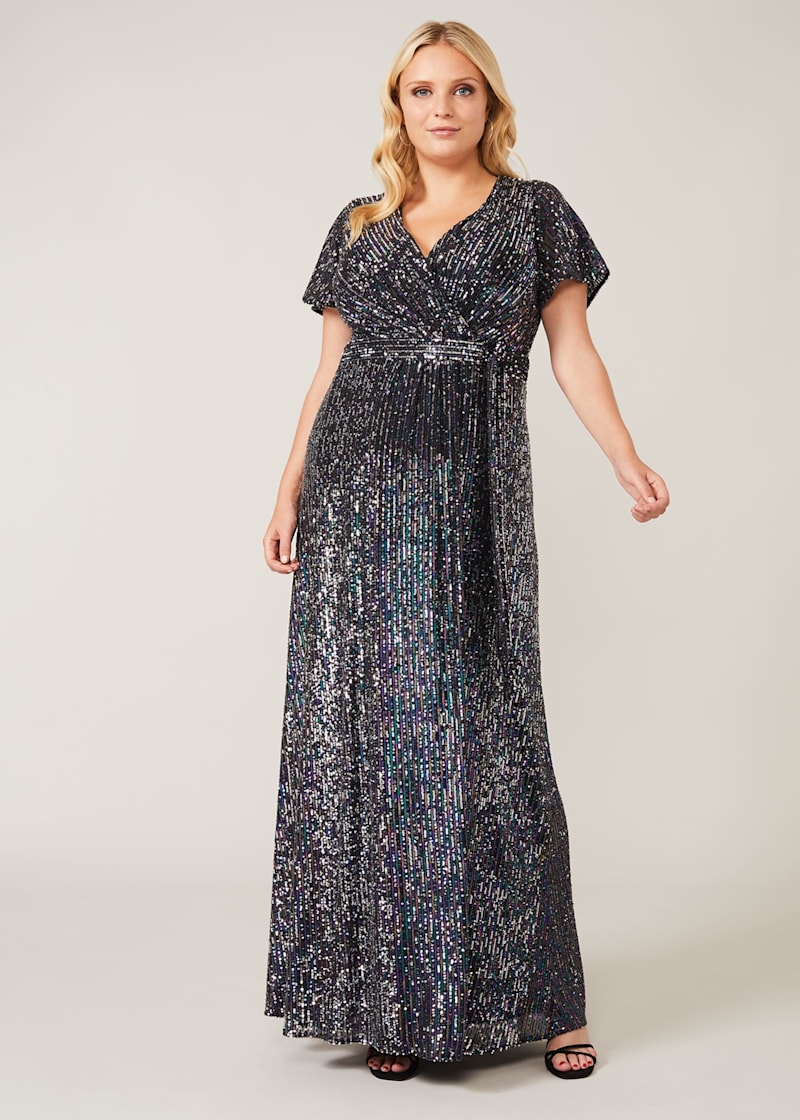 Amily Sequin Maxi Dress
