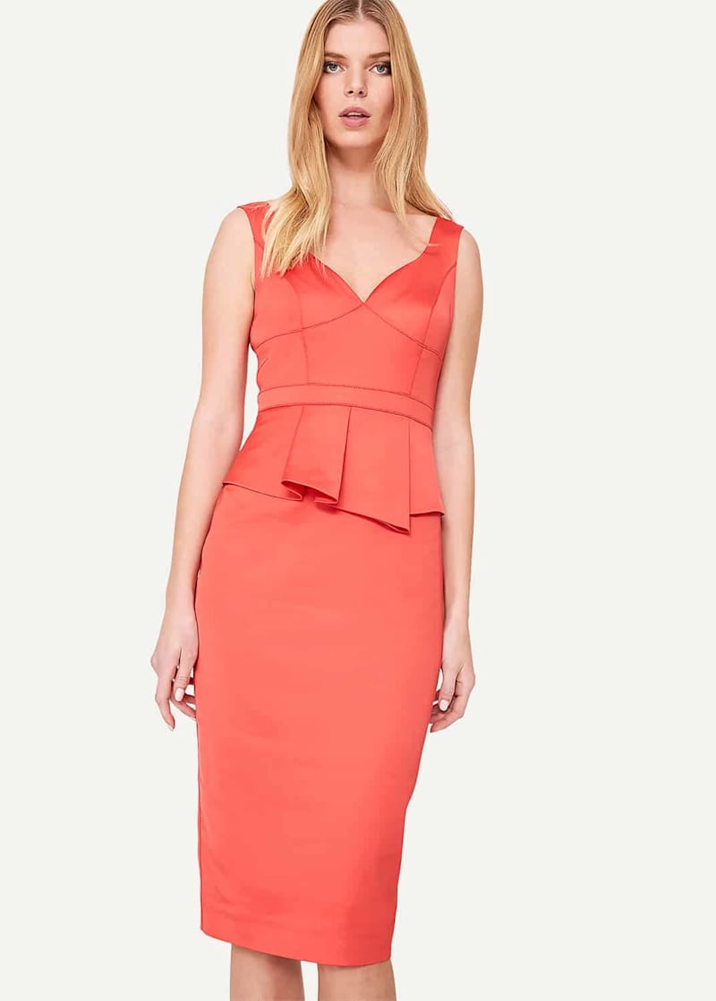 H&m peplum dress discount