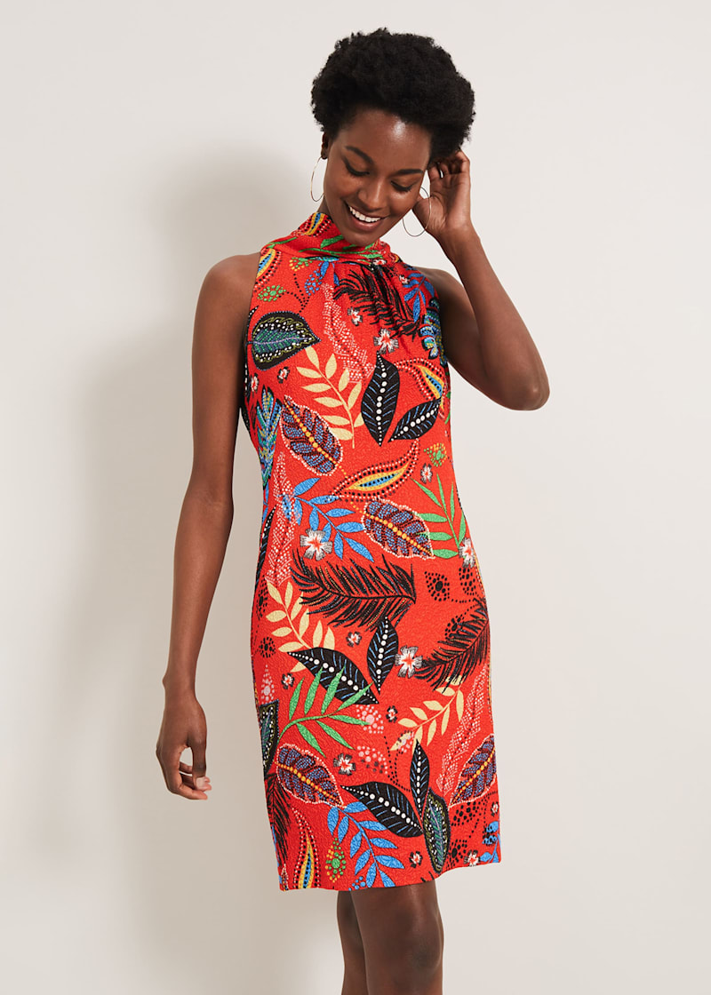 Tropical 2025 shift dress