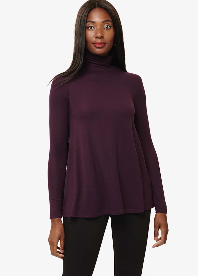 Turtleneck swing sweater store
