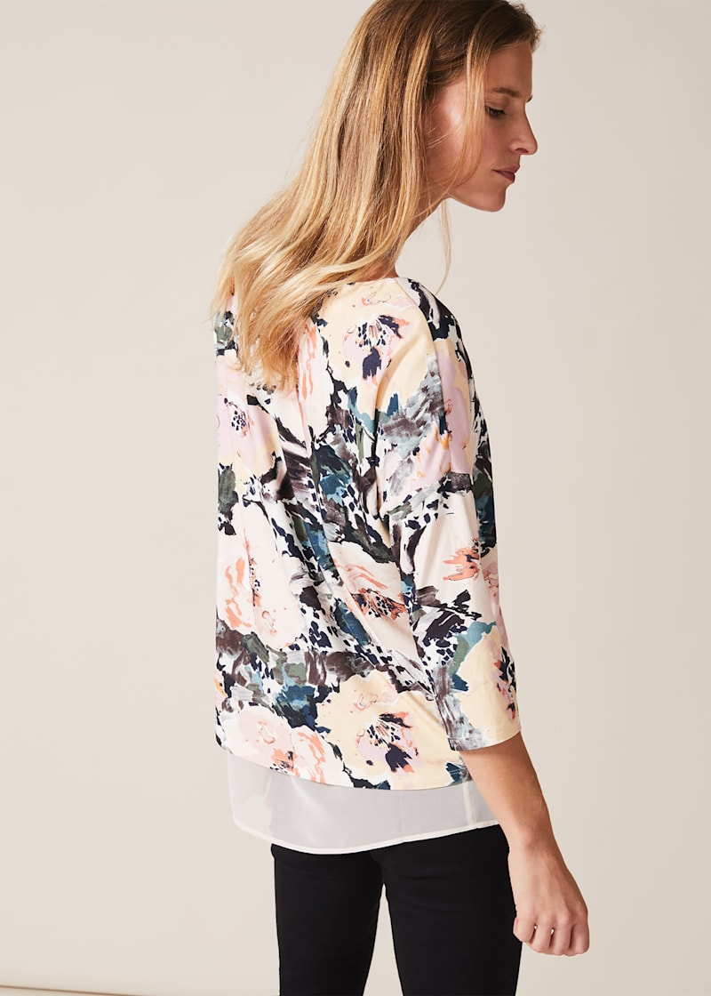 Olena Rose Double Layer Top