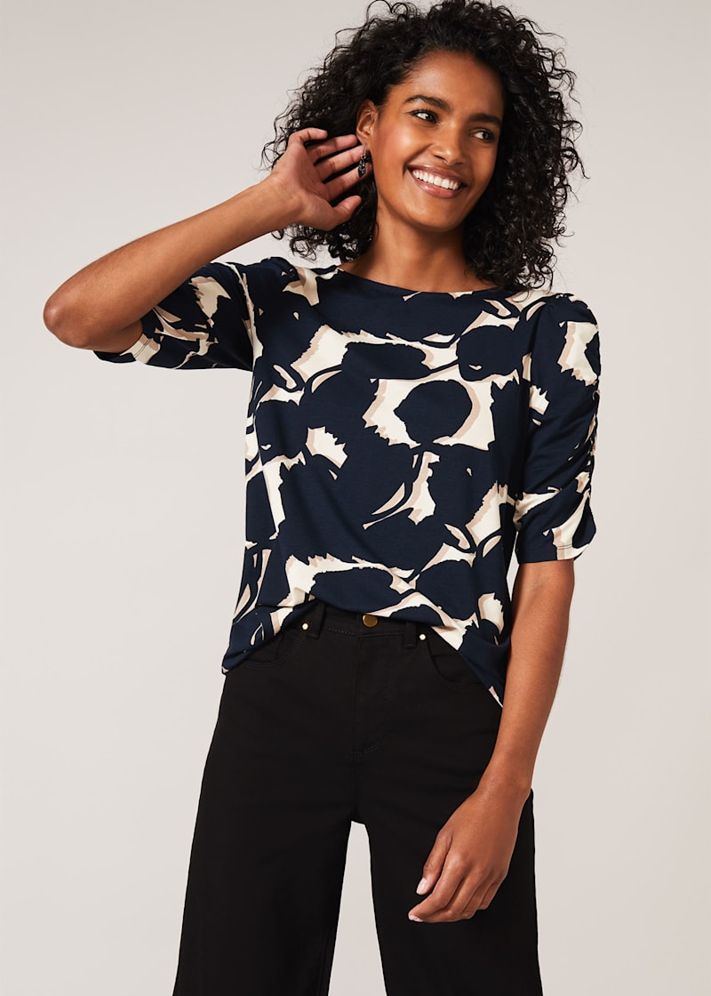 Naava Abstract Floral Top