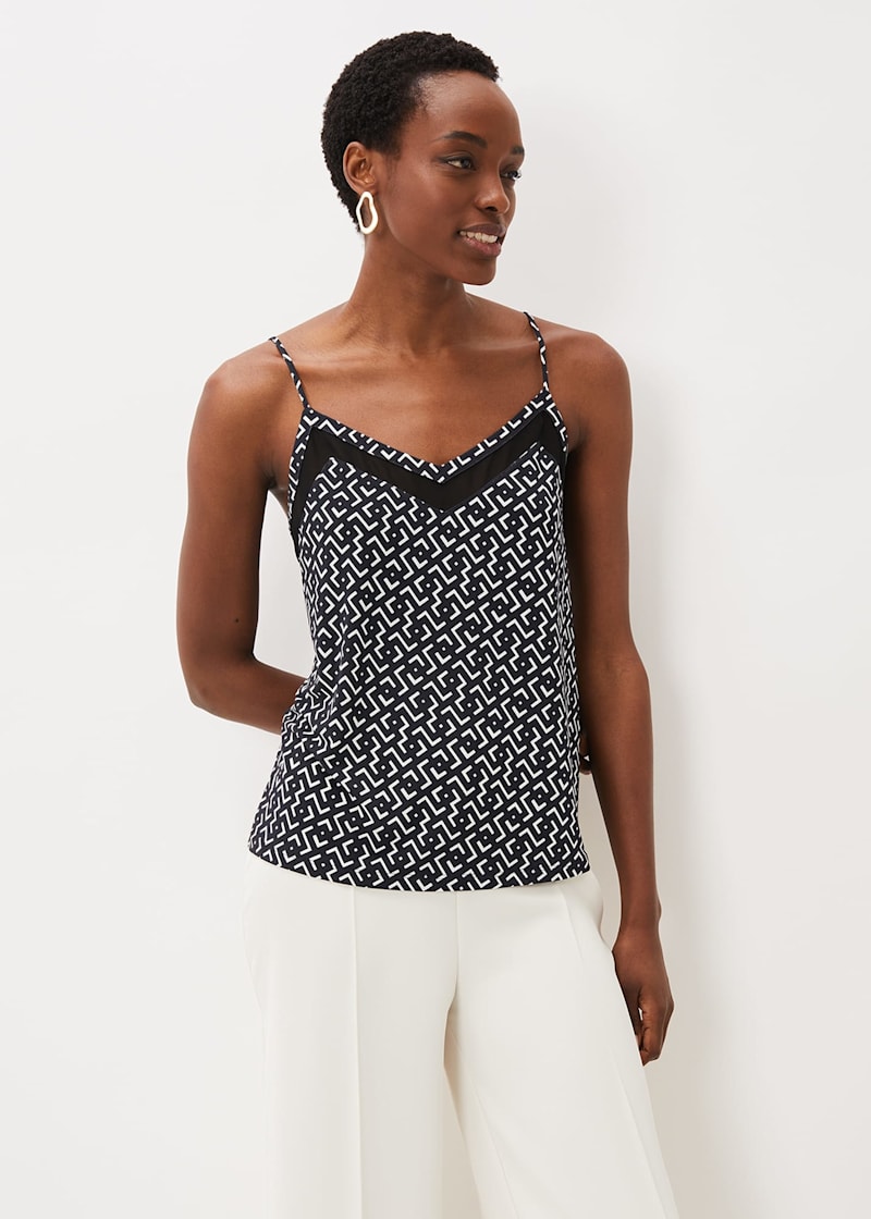 Teigan Jersey Chiffon Insert Camisole