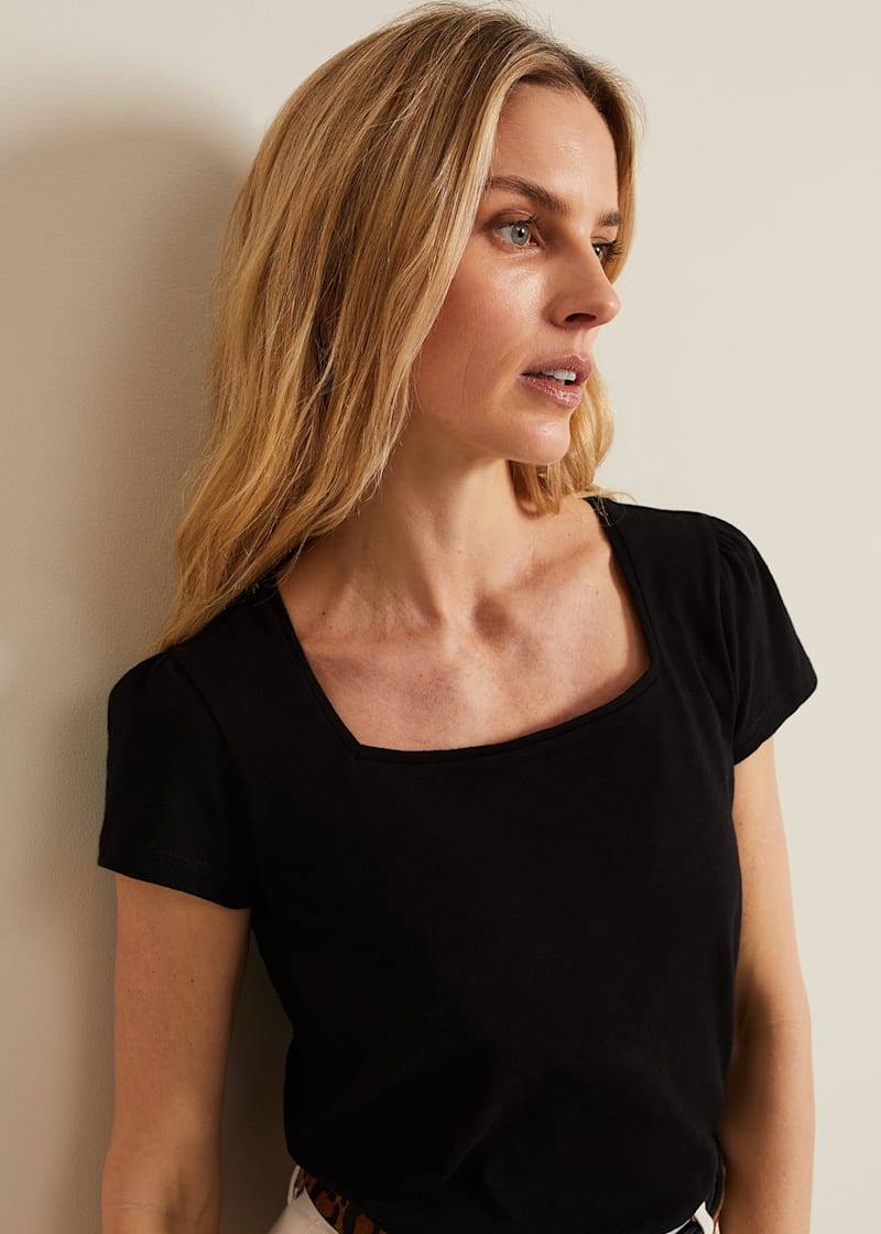 Bella scoop neck tee on sale