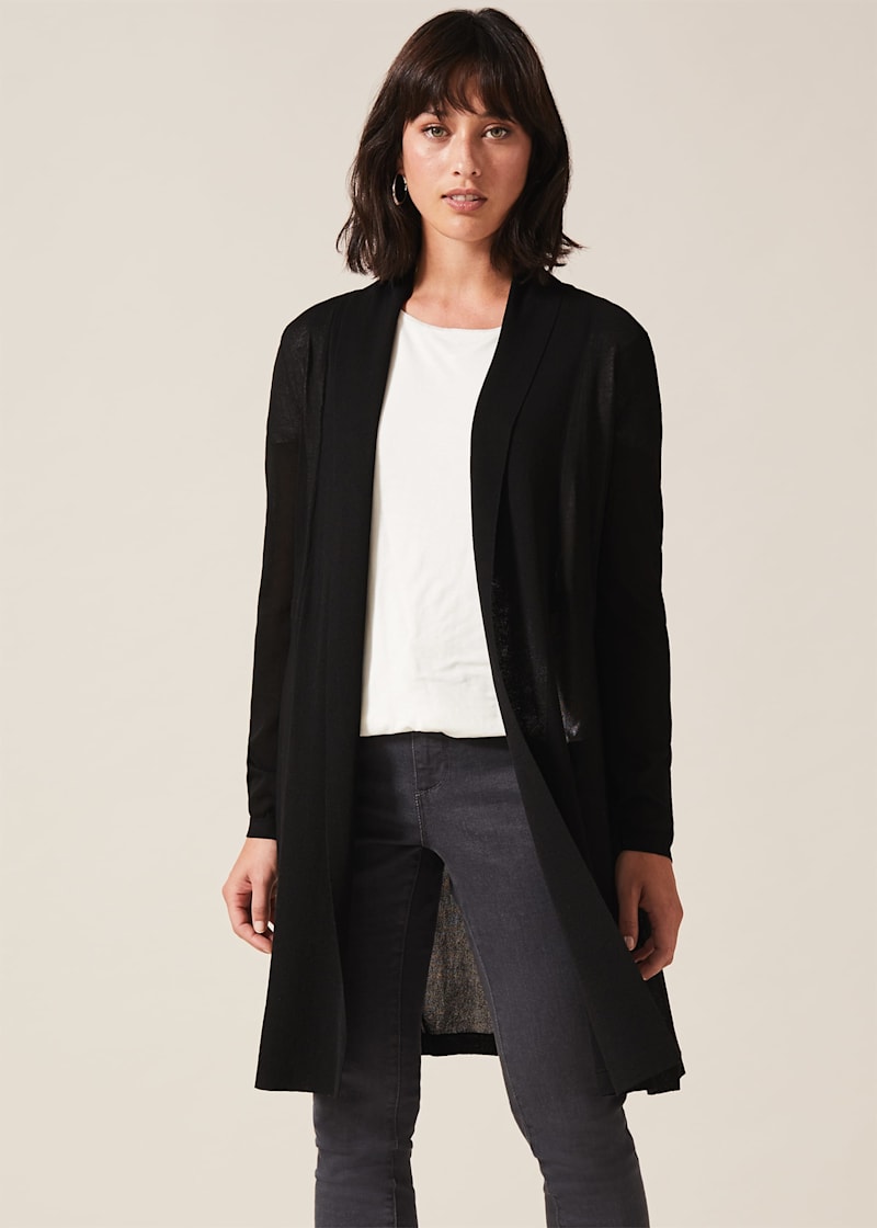 Lili Sheer Longline Cardigan