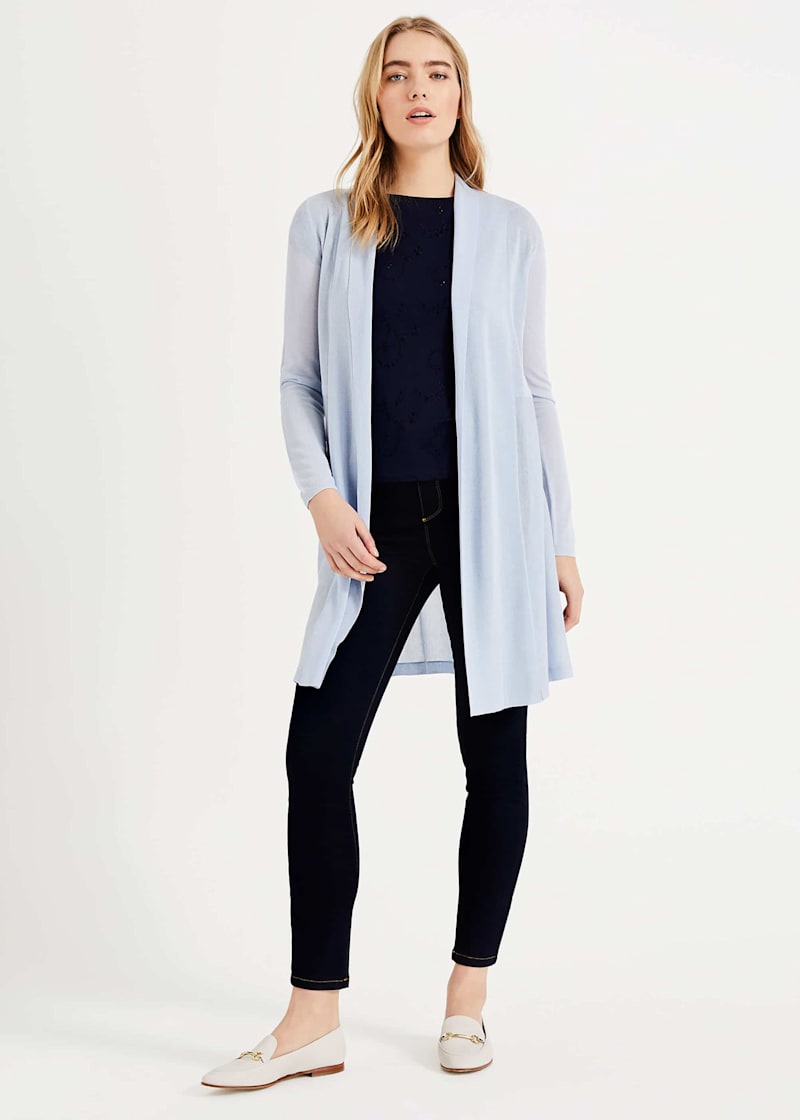 Lili Sheer Longline Cardigan