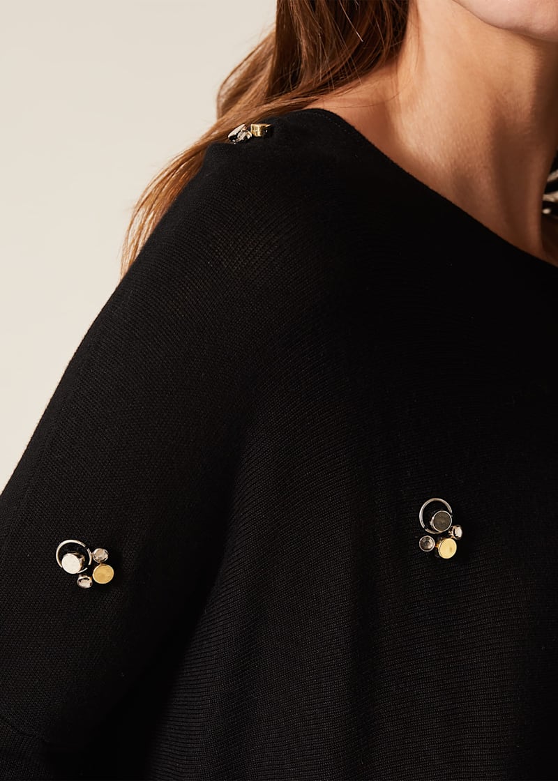 Bee embellished jumper on sale