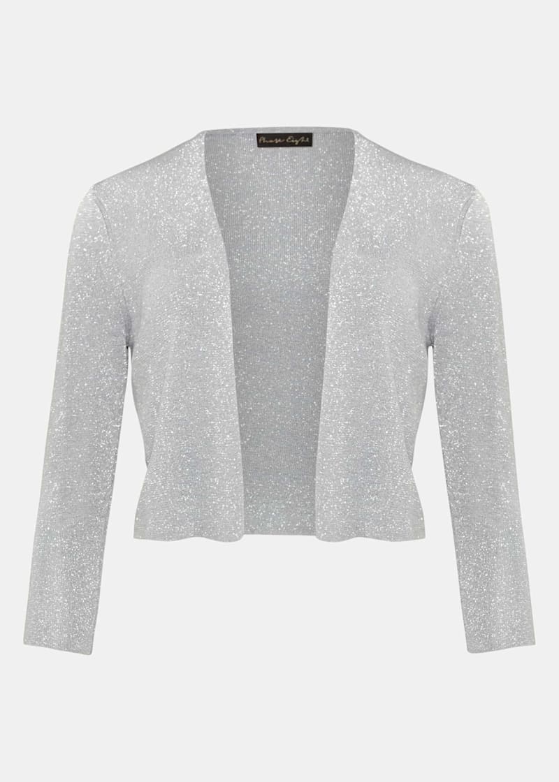 Salma shimmer knitted jacket sale
