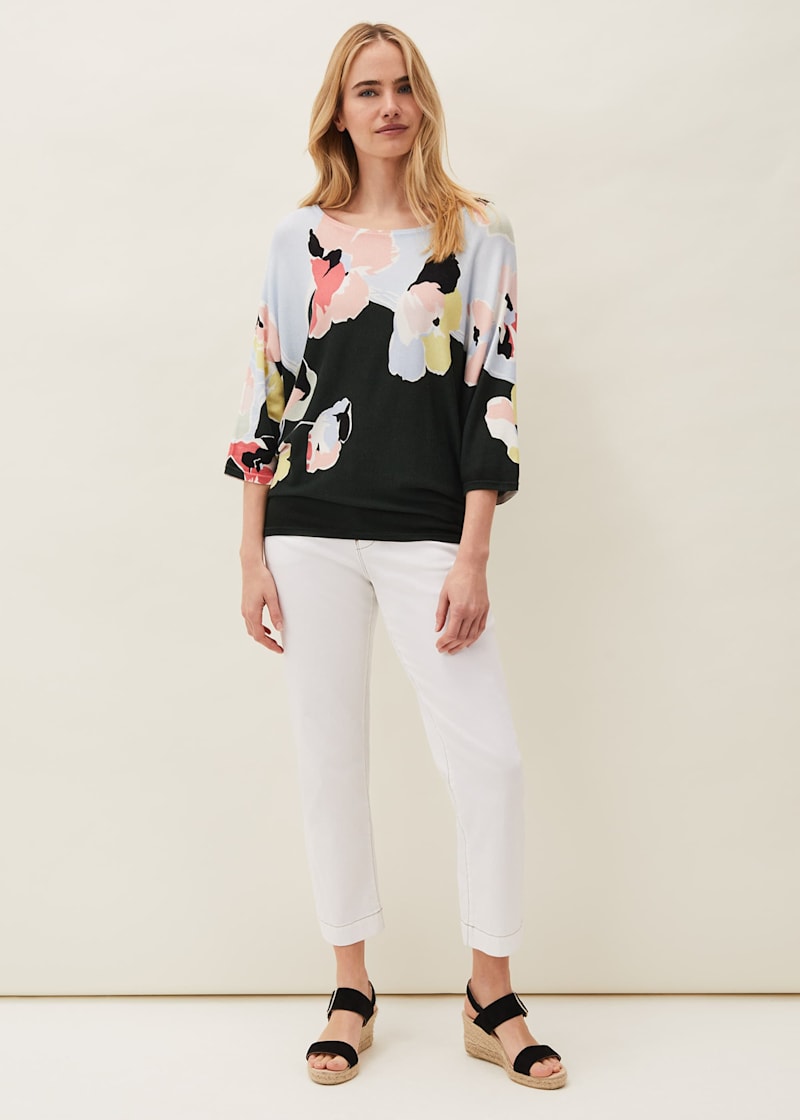 Aretha Floral Knit Jumper