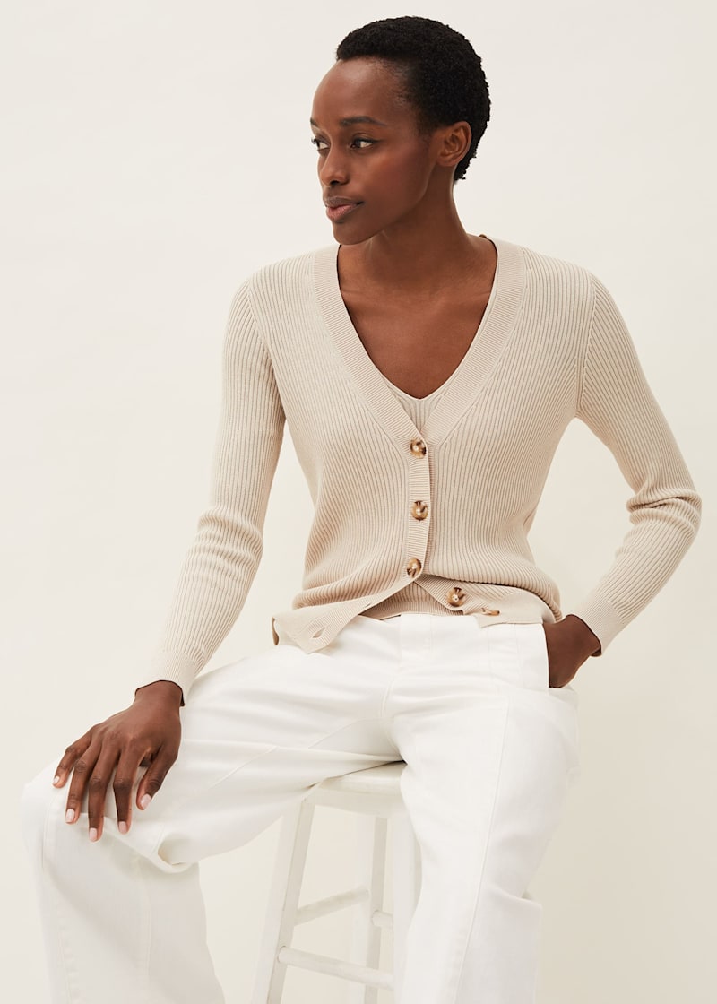 Ribbed Cardigan