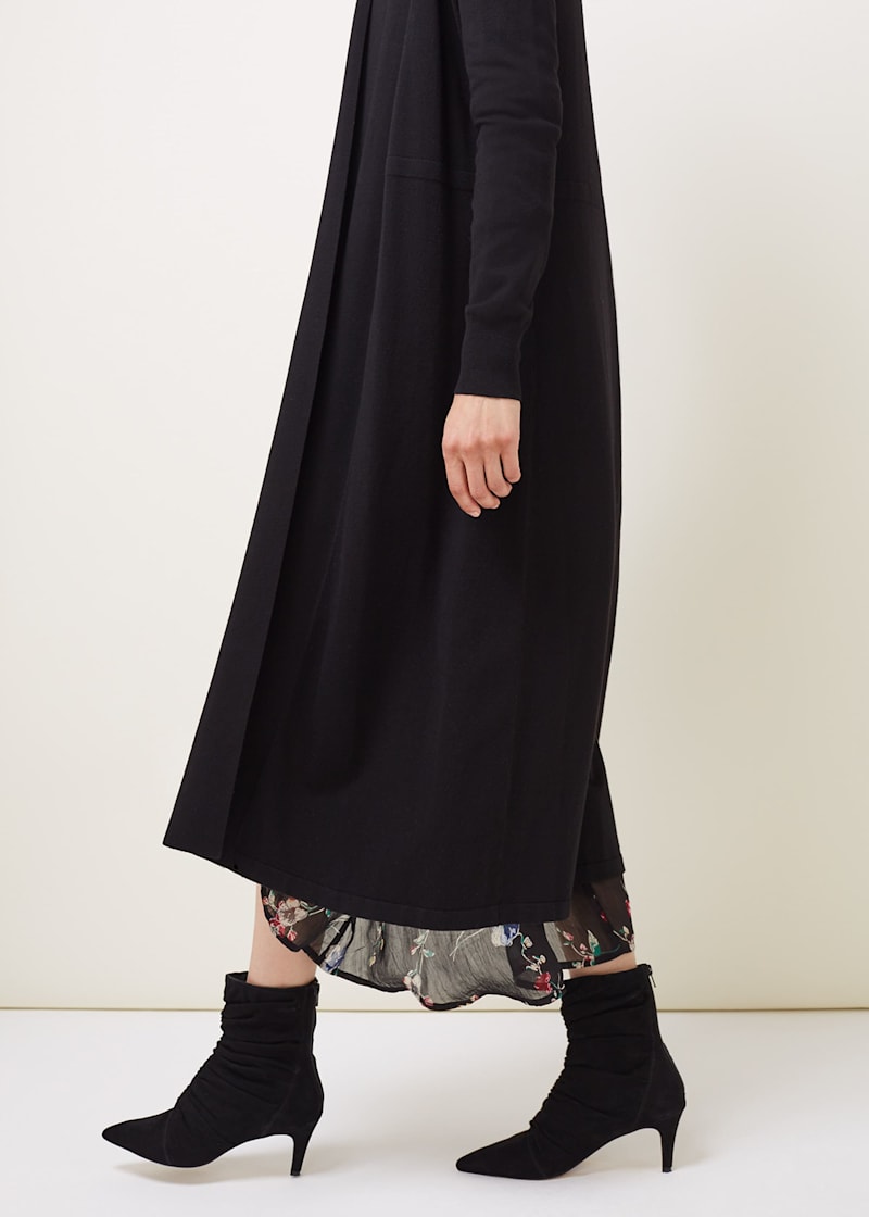 Fine knit maxi cardigan discount