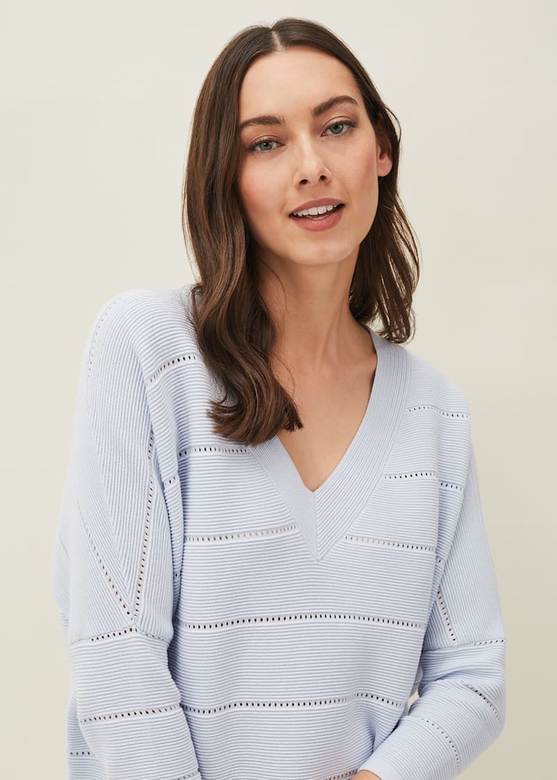 Off the shoulder fine knit jumper hot sale