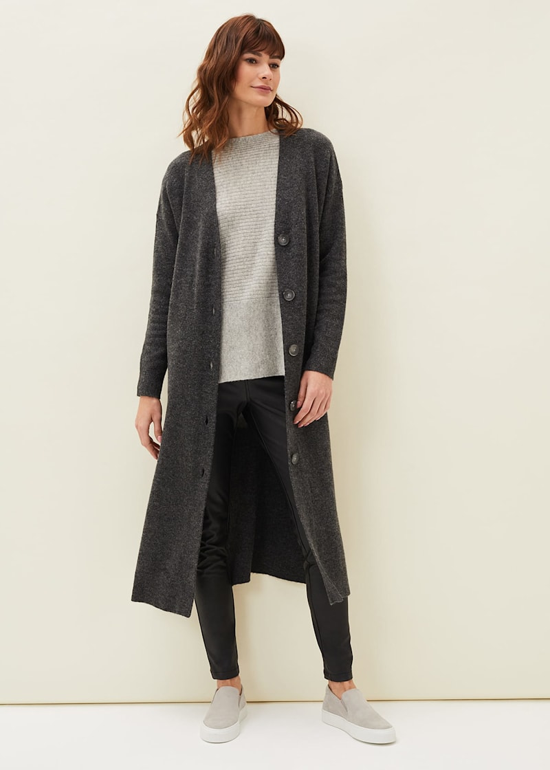 Maxi coatigan sale