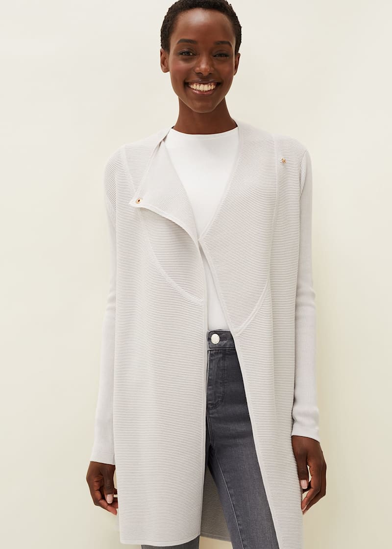 Knitted outlet longline cardigan