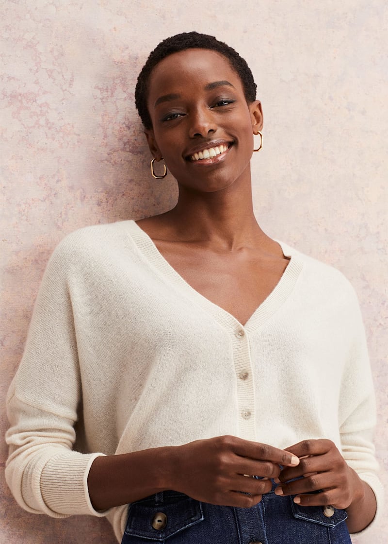 Cashmere cardigan sweater hot sale