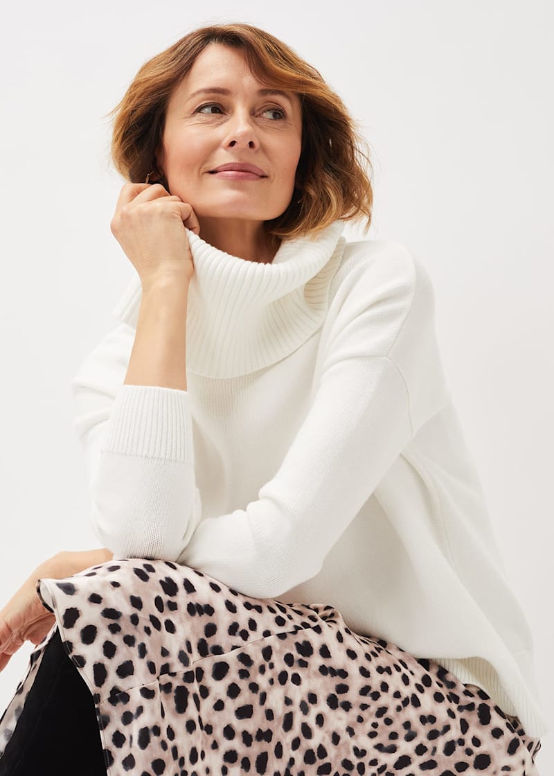 Chunky knit jumper womens discount