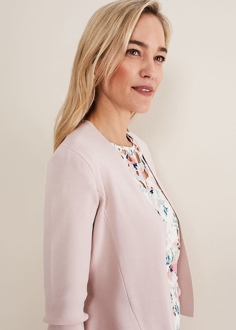 Phase eight salma knit jacket ivory shop