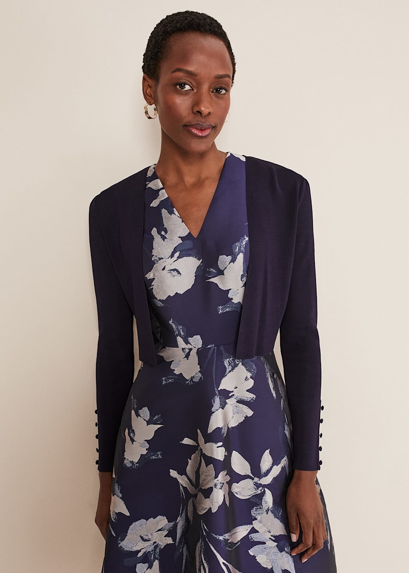 Wrap dress with jacket outlet