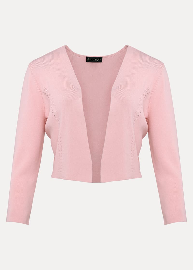 Pale pink bolero clearance jacket