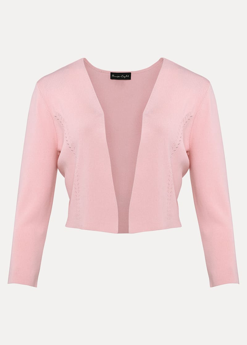 Pale pink clearance bolero jacket