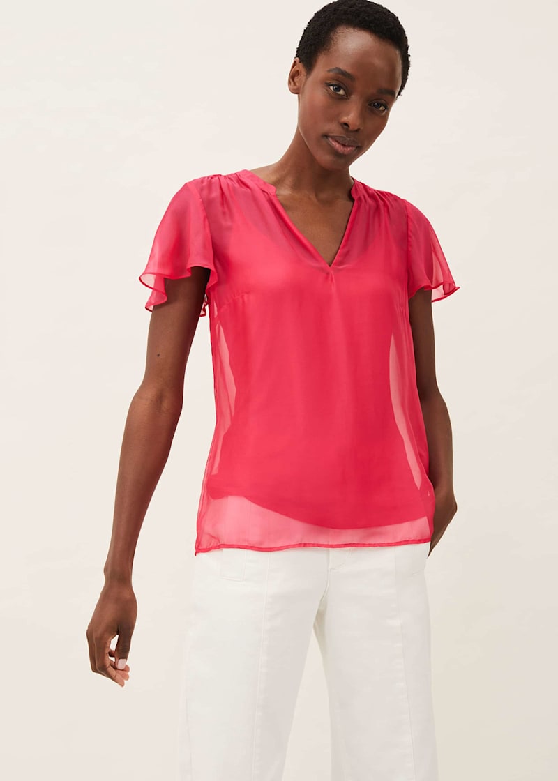 Fitted blouse on sale