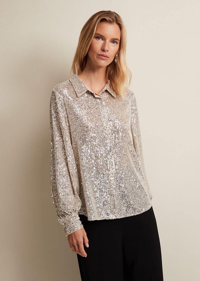Shirts with hot sale sequins