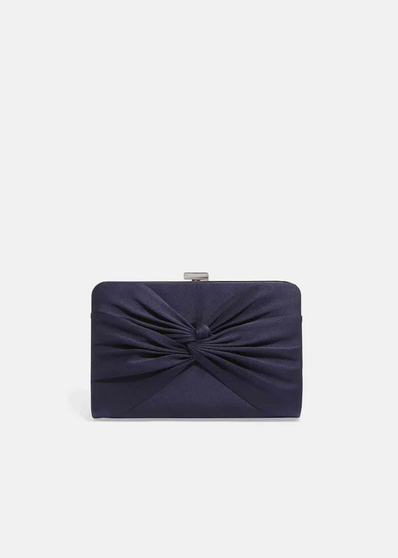 Midnight blue clutch bag shop