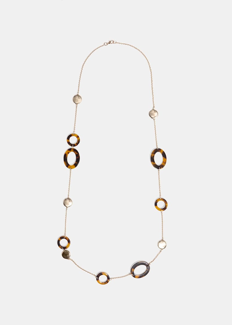 Resin link necklace new arrivals