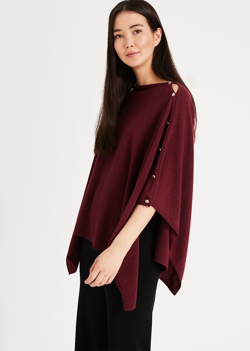 Noa Cashmere Blend Poncho