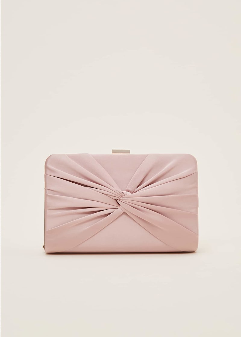 Pink shoes and clutch bag top
