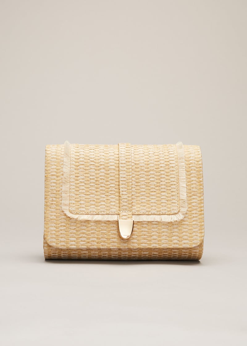 Raffia clutch cheap