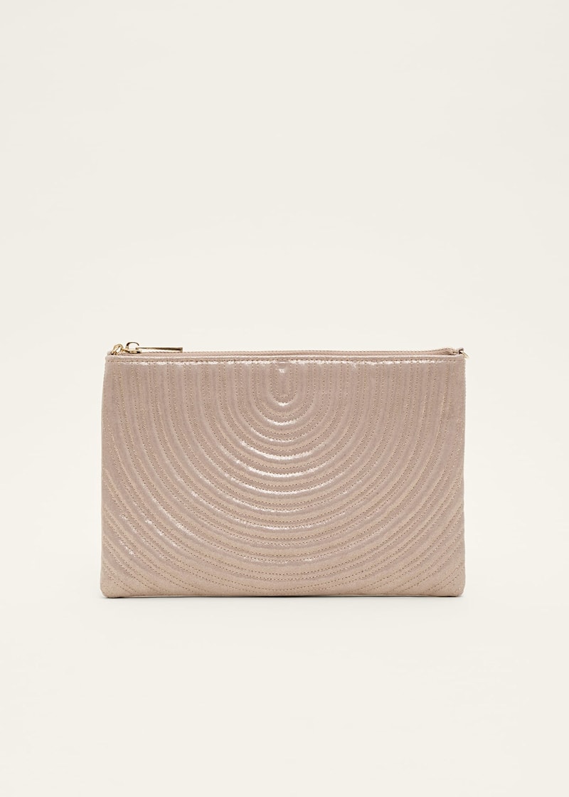 Rose gold clutch bag uk sale