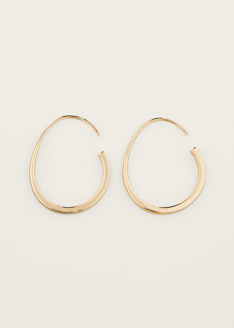 Small flat hoop earrings new arrivals
