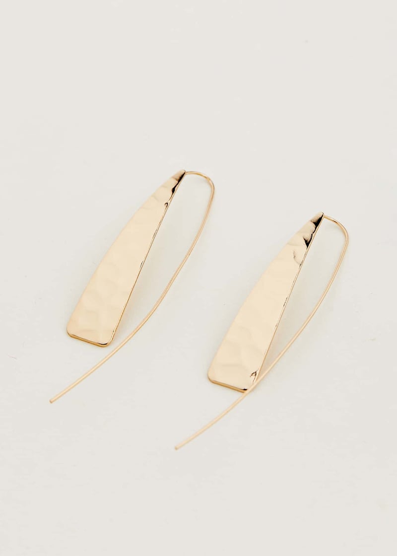 Pull through drop earrings sale
