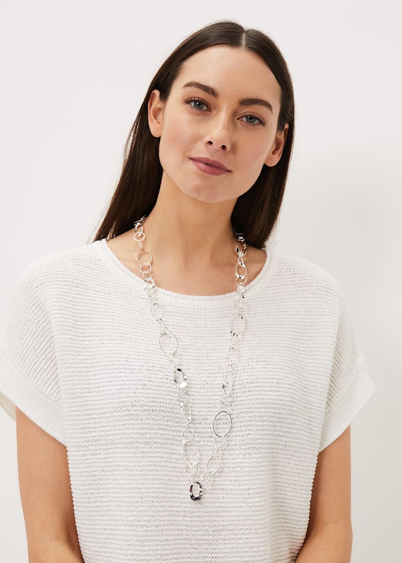 Linked Long Necklace