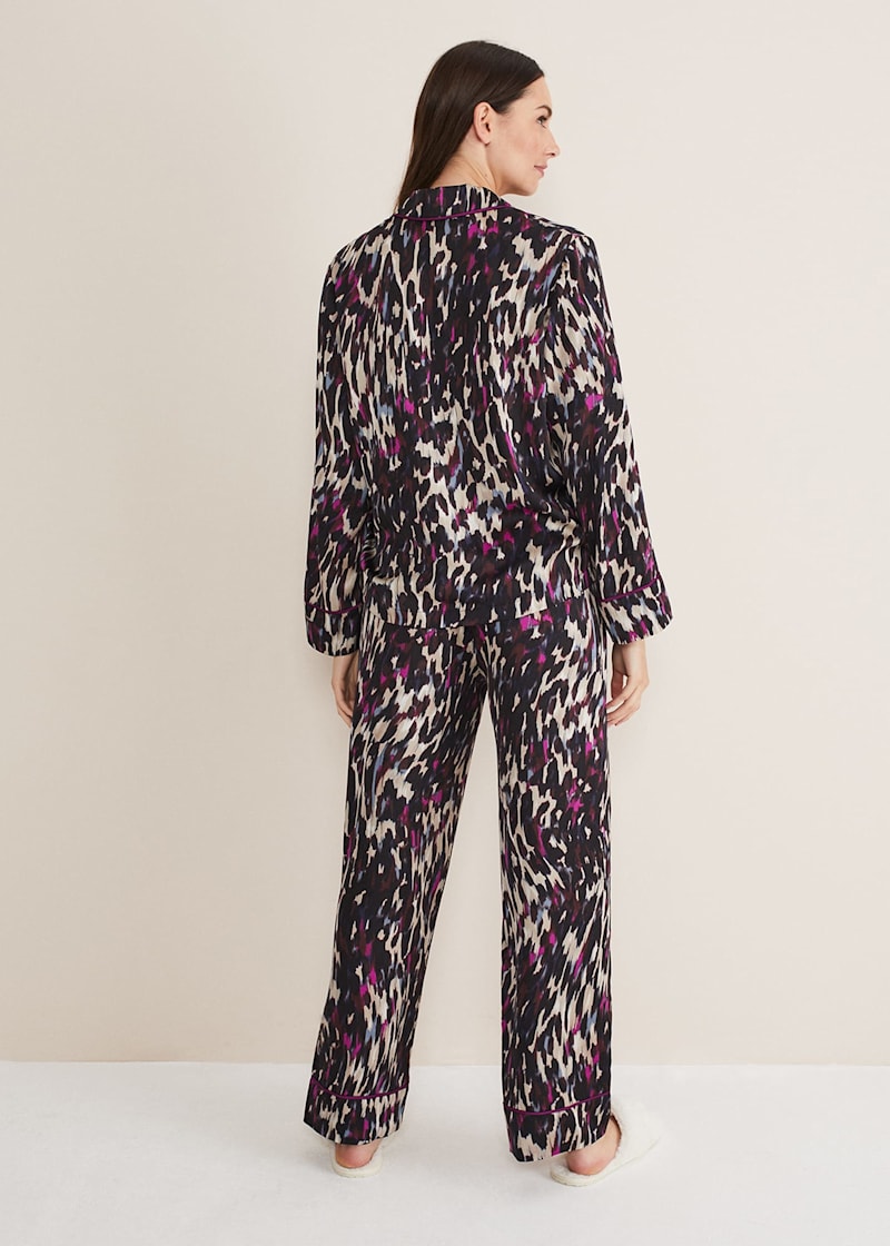 Millicent Leopard Print Pyjama Set | Phase Eight UK