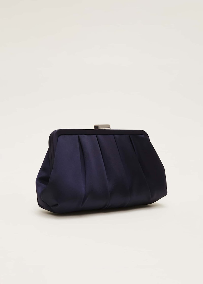 Navy clutch bag cheap uk