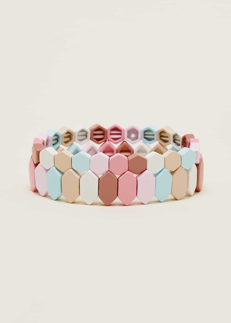 Beaded silicone bracelets top