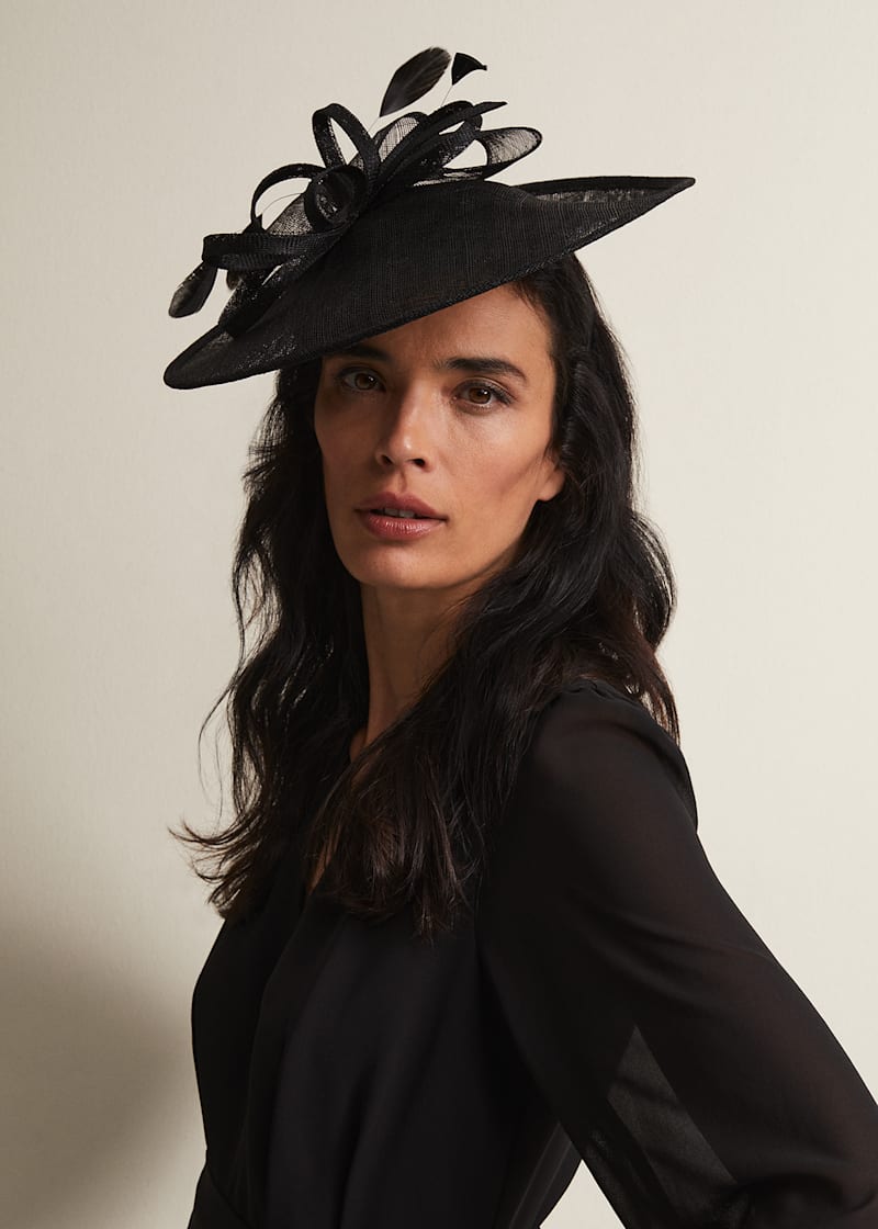 Black fascinator new arrivals