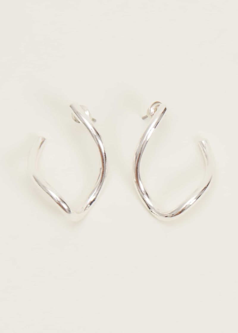 Twist drop clearance earrings