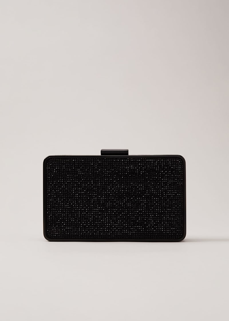Black sparkly handbag shop