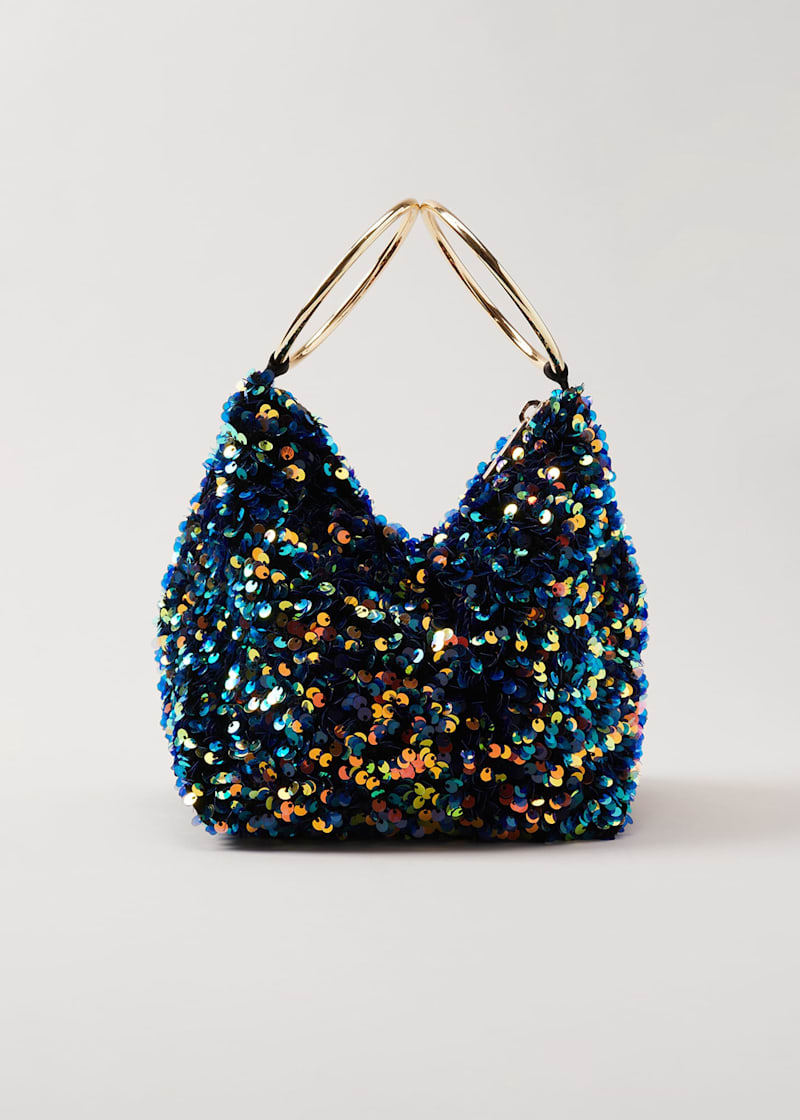 Multi coloured clutch bag best sale