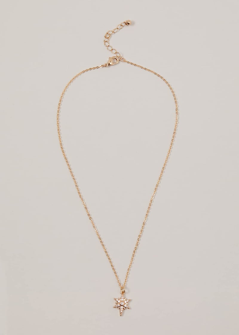 Gold plated star necklace outlet