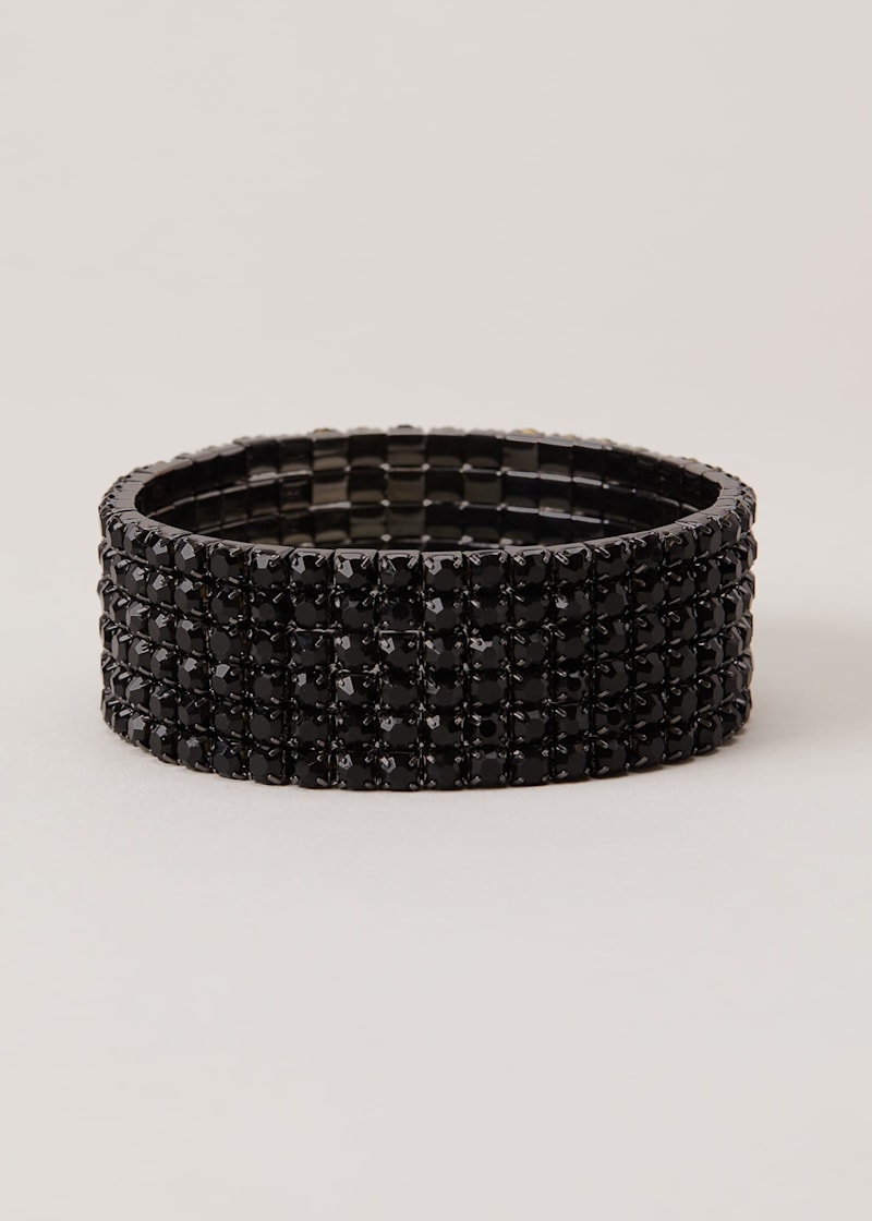 Black cuff bracelet sales
