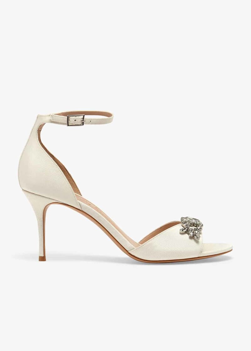 Jeweled sale heeled sandals