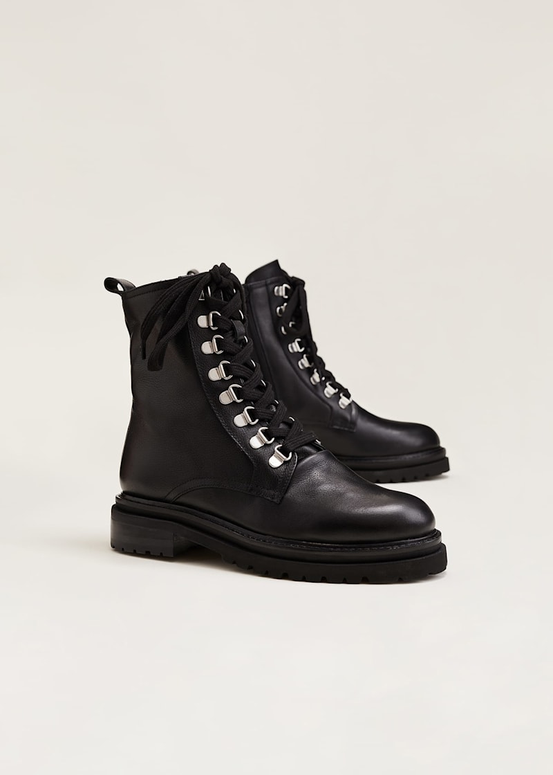 Meladie Leather Lace Up Boot | Phase Eight UK