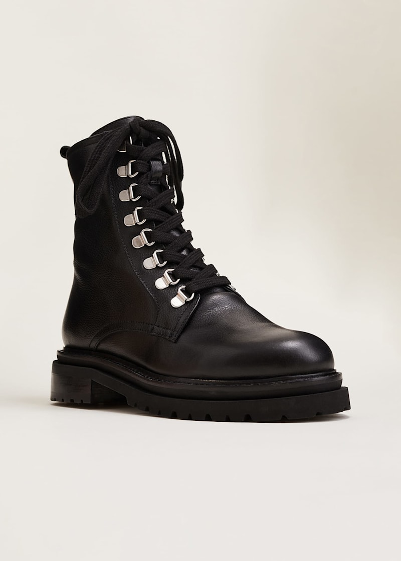 Balmain lace up boots cheap