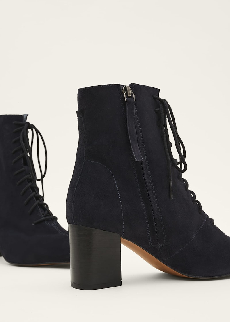 Suede Lace Up Boots