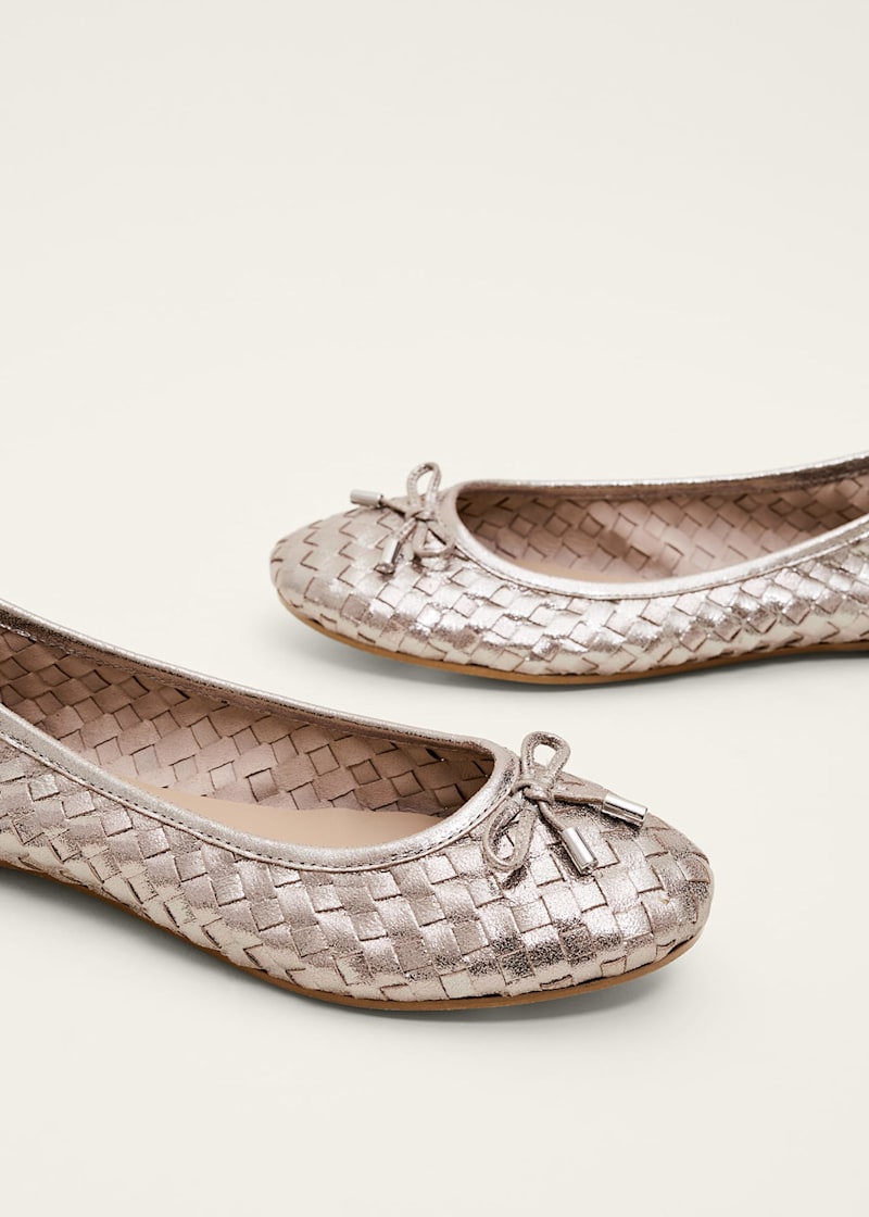 Woven ballet pumps shop