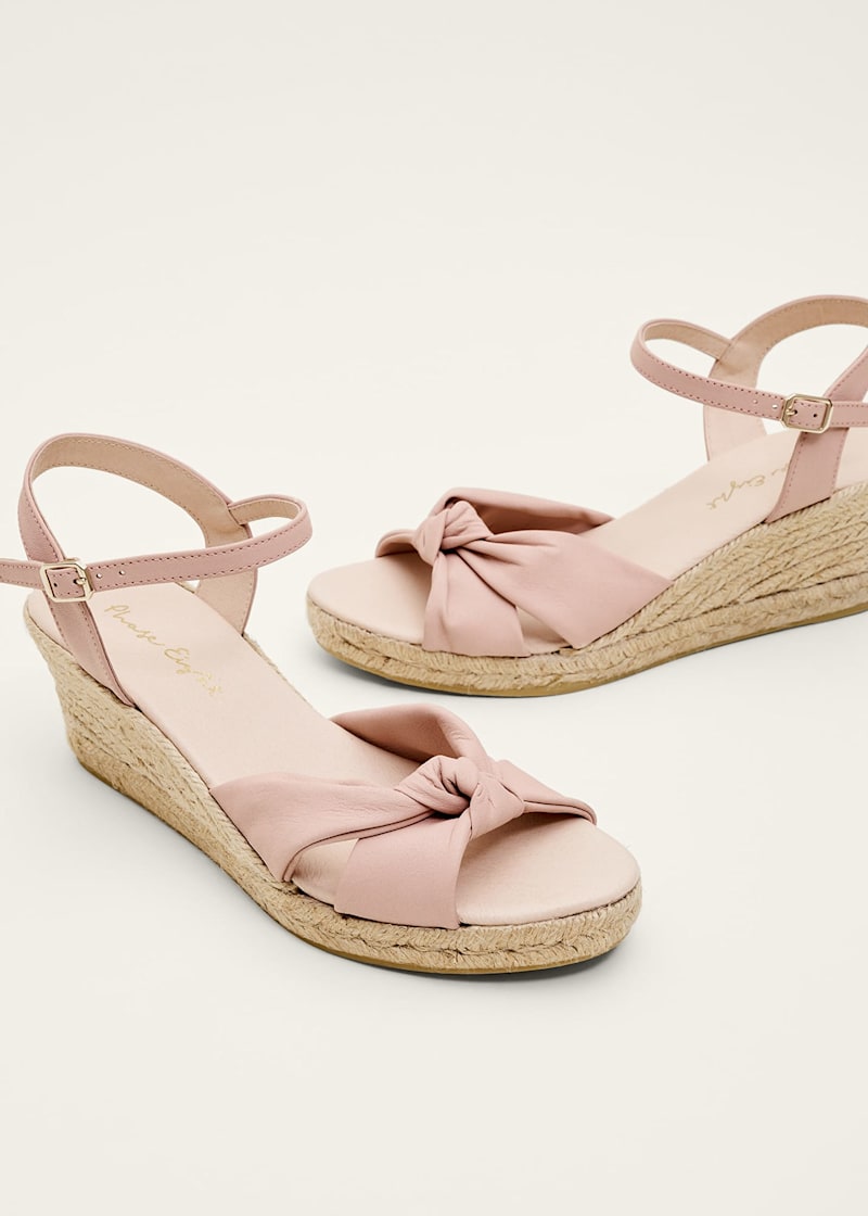 Pink espadrille sandals 2025